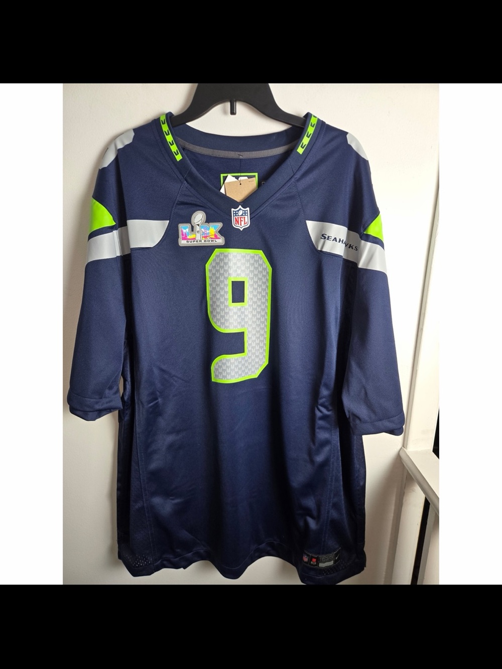 Seattle Seahawks Nike Kenneth Walker III Super Bowl LIX Jersey Mens 3XL